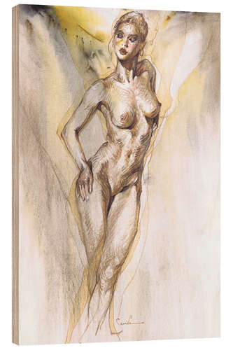Tableau en bois Erotic Act II