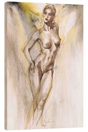 Tableau en bois Erotic Act II - Samira Yanushkova