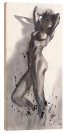 Tableau en bois Erotic Act I - Samira Yanushkova