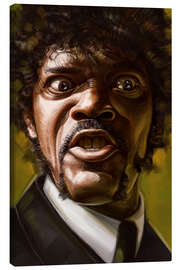 Canvas print Jules Winnfield, Say What Again - Dmitry Belov