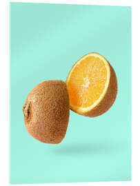 Acrylic print Kiwi Meets Lemon