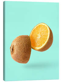Canvas print Kiwi Meets Lemon