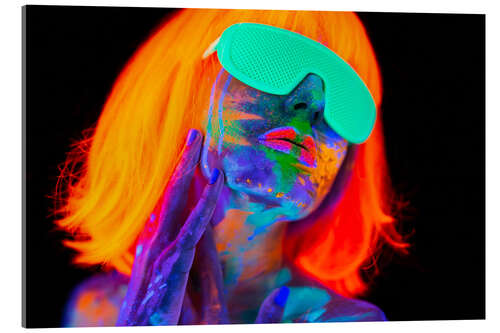 Acrylglasbild I Wear My Sunglasses at Night