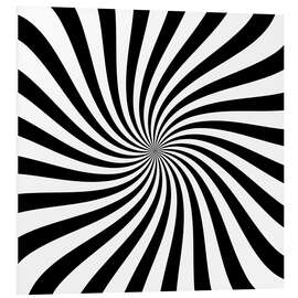 Hartschaumbild Im Zentrum ist die Täuschung