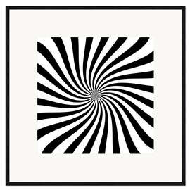 Framed art print The Lines Meet in the Centre