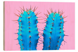 Puutaulu My Little Blue Cactus