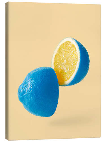 Canvastavla Dance of the Blue Lemon