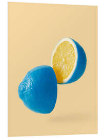 Foam board print Dance of the Blue Lemon