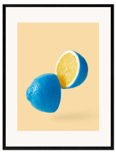 Framed art print Dance of the Blue Lemon