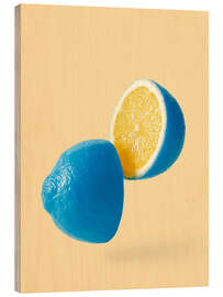 Tableau en bois Dance of the Blue Lemon
