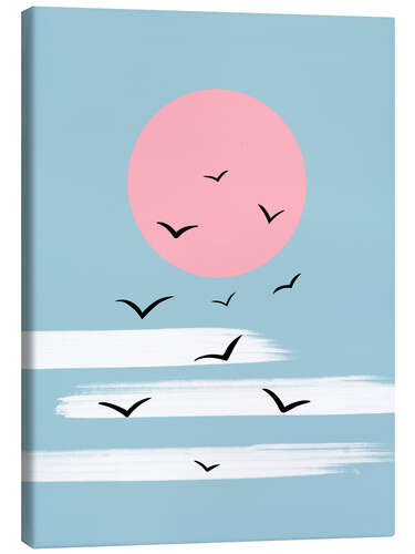 Lienzo Sunset Birds