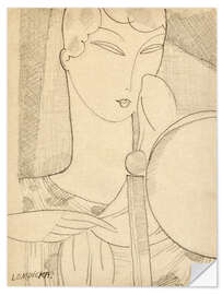 Sticker mural Fashion drawing - Tamara de Lempicka