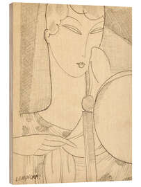 Obraz na drewnie Fashion drawing - Tamara de Lempicka