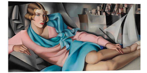 Hartschaumbild Porträt von Arlette Boucard, 1928