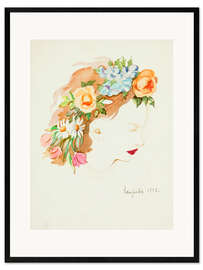 Gerahmter Kunstdruck Flora, 1933