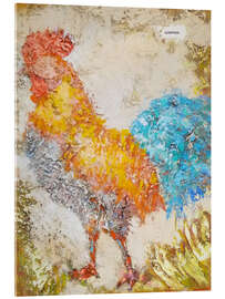 Acrylglasbild Der Hahn - Tamara de Lempicka