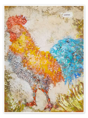 Poster Le coq