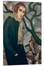 Hartschaumbild Ihre Traurigkeit