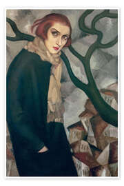 Wall print Her Sadness - Tamara de Lempicka