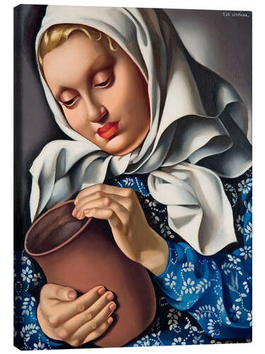Canvas print Peasant with a Pitcher, 1937
