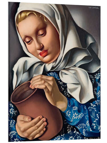 Obraz na PCV Peasant with a Pitcher, 1937