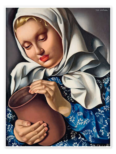 Plakat Peasant with a Pitcher, 1937