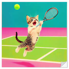 Wandsticker Tennis-Champion