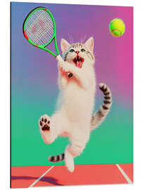 Cuadro de aluminio Tennis Kitty - DejaReve