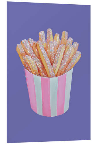 Bilde på skumplate Glittery French Fries