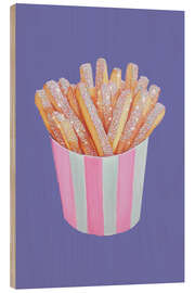 Puutaulu Glittery French Fries