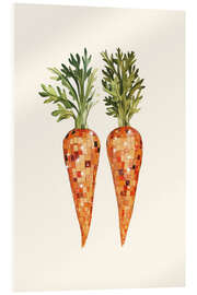 Obraz na szkle akrylowym Disco Carrot Art