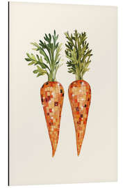 Print på aluminium Disco Carrot Art
