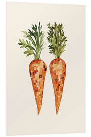 Quadro em PVC Disco Carrot Art