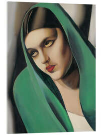 Acrylglasbild Der Grüne Schleier