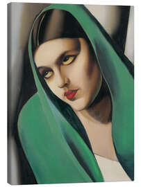 Canvas print The Green Veil - Tamara de Lempicka