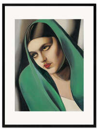 Gerahmter Kunstdruck Der Grüne Schleier