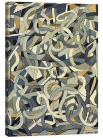 Tableau sur toile Abstract Composition wiht Swirls, 1955