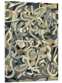 Bilde på skumplate Abstract Composition wiht Swirls, 1955