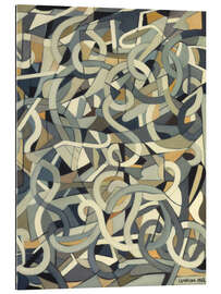 Gallery print Abstract Composition wiht Swirls, 1955