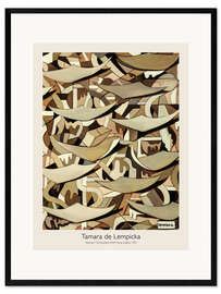 Framed art print Abstract Composition With Flying Leaves, 1955
