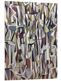 Bilde på skumplate Abstract Composition in Black and Grey, 1956