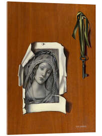 Stampa su vetro acrilico Trompe l'oeil painting Botticelli, 1946 - Tamara de Lempicka