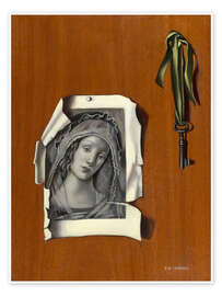 Wall print Trompe l'oeil painting Botticelli, 1946 - Tamara de Lempicka