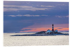 Akrylbillede The Landegode Lighthouse, Norway - Rico Ködder