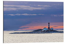 Alubild Der Leuchtturm Landegode Fyr, Norwegen - Rico Ködder
