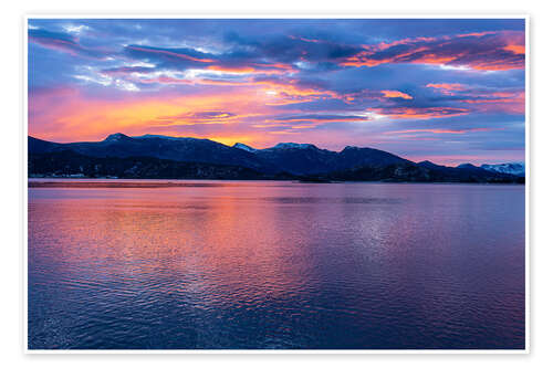 Plakat Sunrise near Torvik in Norway