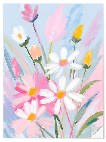 Wandsticker Wildblumen