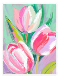 Poster Three tulips - Ohkimiko