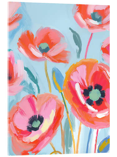 Akrylbilde Poppies