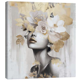 Canvastavla Gold Leaf Amara - Bella Eve